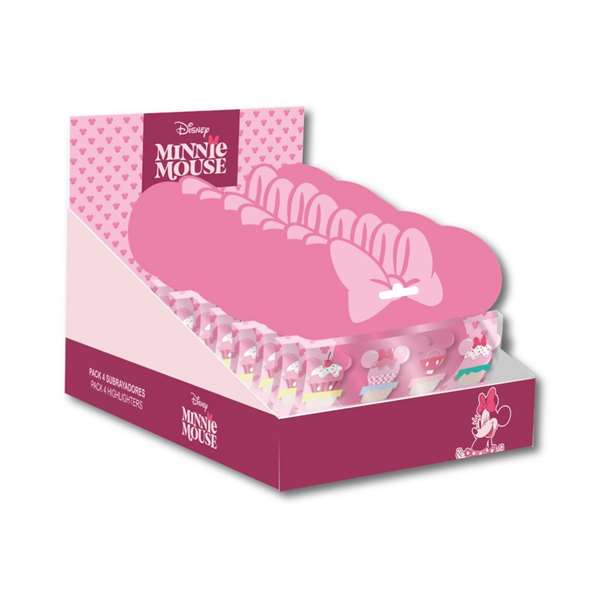 Cerdá - Subrayadores Minnie (Rose) - 12.3 x 6.0 x 3.2 cm - À partir de 3 ans