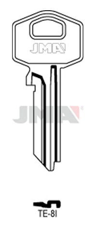 JMA Clés Type A Modèle TE-8I (Boîte de 50)移sistmas de llave maestra JMA Clés Type A Modèle TE-8I (Boîte de 50)移sistmas de llave maestra