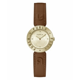 Furla WW00004002L2 Montre pour Femme en Cuir Marron