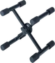 QUIKLOK Ql322 Support X pour Clavier de Bureau, Hauteur Ajustable, Noir, Acier