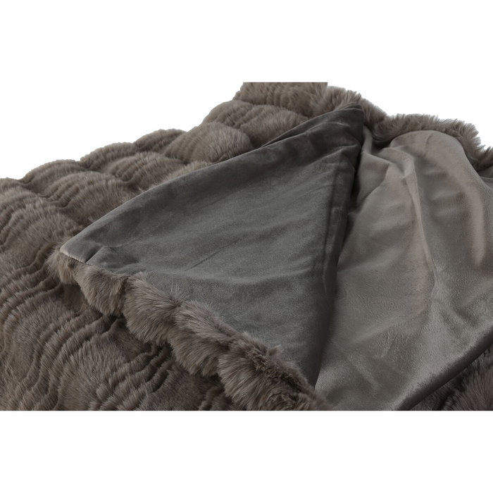 Couverture Home ESPRIT Marron 220 x 240 x 1 cm Couverture Home ESPRIT Marron 220 x 240 x 1 cm