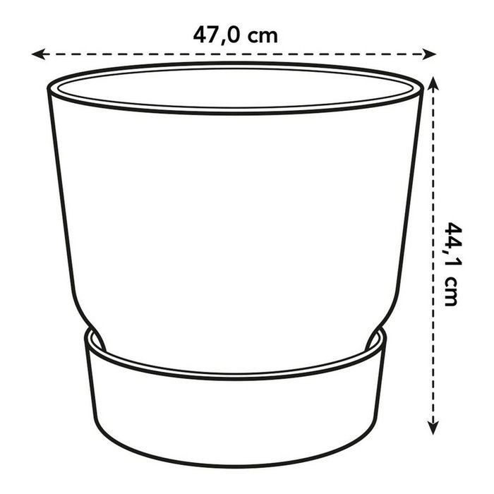Elho Greenville Pot de fleurs Rond Blanc - Ø 47 cm Elho Greenville Pot de fleurs Rond Blanc - Ø 47 cm