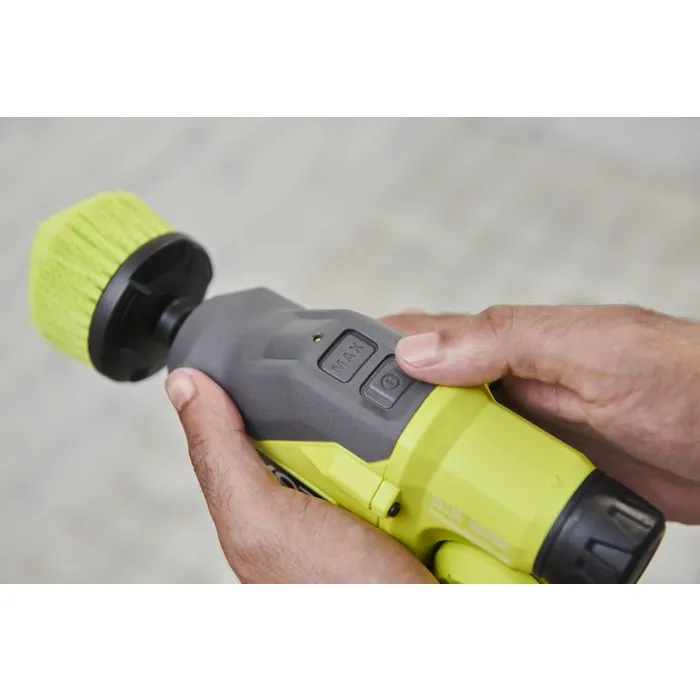 Ryobi Brosse de nettoyage télescopique RTS4-120G 4V USB Lithium avec batterie 2Ah et chargeur