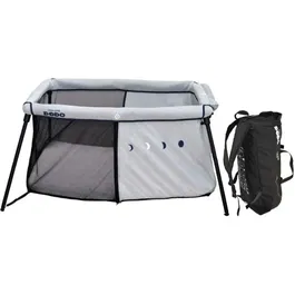 P'Tit Dodo - Lit Nomade Mon P'tit Dodo 1600251 Naos - 60x120 cm - Lit de Voyage pour Enfant avec Matelas Mémoire de Forme, Pliage Ultra-Rapide et Léger