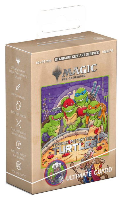 Ultimate Guard Art Sleeves Magic: The Gathering | Teenage Mutant Ninja Turtles - Pizza Box Ultimate Guard Art Sleeves Magic: The Gathering | Teenage Mutant Ninja Turtles - Pizza Box