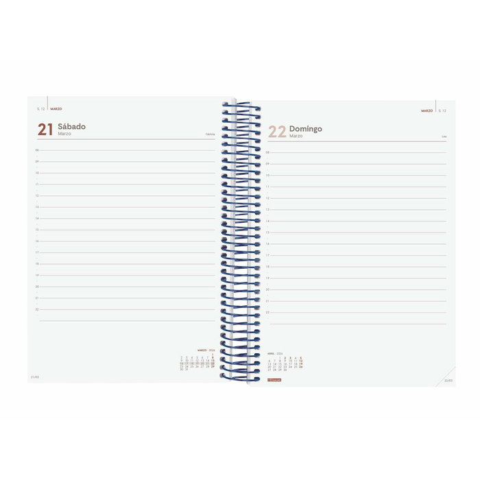 Agenda Finocam YEAR Bleu A5 15,5 x 21,2 cm 2026