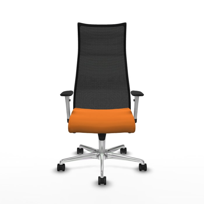 Piqueras y Crespo Chaise de Bureau Albacete Orange et Noir