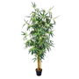 BigBuy Home Plante décorative Ciment Tissu Bambou 150 cm