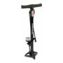 Dunlop Pompe à pied pour vélo avec manomètre analogique, noire