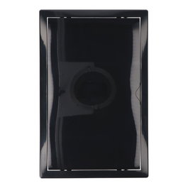 Edm Tapa de registro empotrable rectangulaire ABS 25x40cm 27,5x42,5cm gris anthracite pladur push-pull