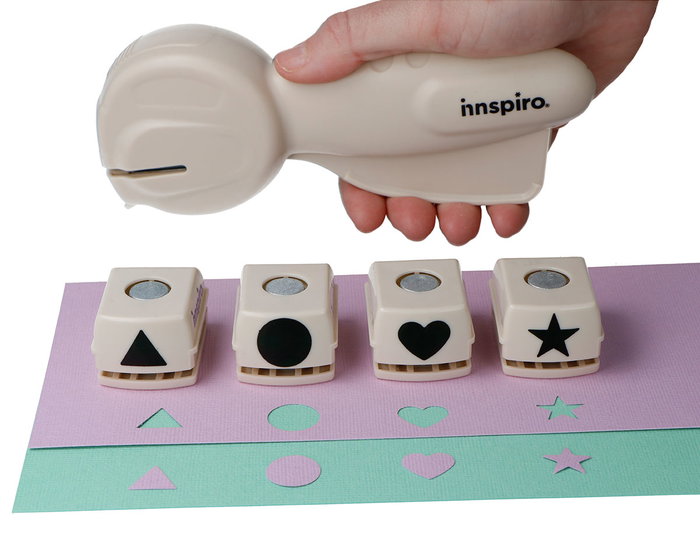Innspiro Set perforatrice Cassette Punch avec 4 cartouches 16mm Innspiro Set perforatrice Cassette Punch avec 4 cartouches 16mm