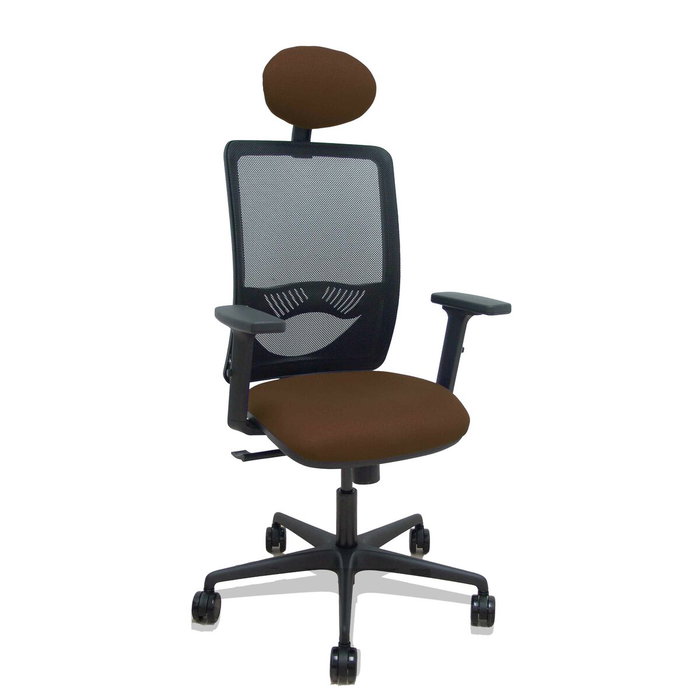 PIQUERAS Y CRESPO Chaise Zulema Synchro Marron foncé et Noir