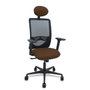 PIQUERAS Y CRESPO Chaise Zulema Synchro Marron foncé et Noir