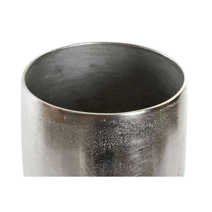 Centre de Table Home ESPRIT Argenté Aluminium 21 x 21 x 25 cm