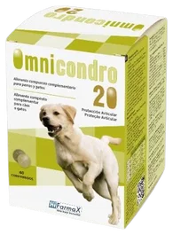 HIFARMAX VET Omnicondro 20 pour chiens et chats, 60 comprimés