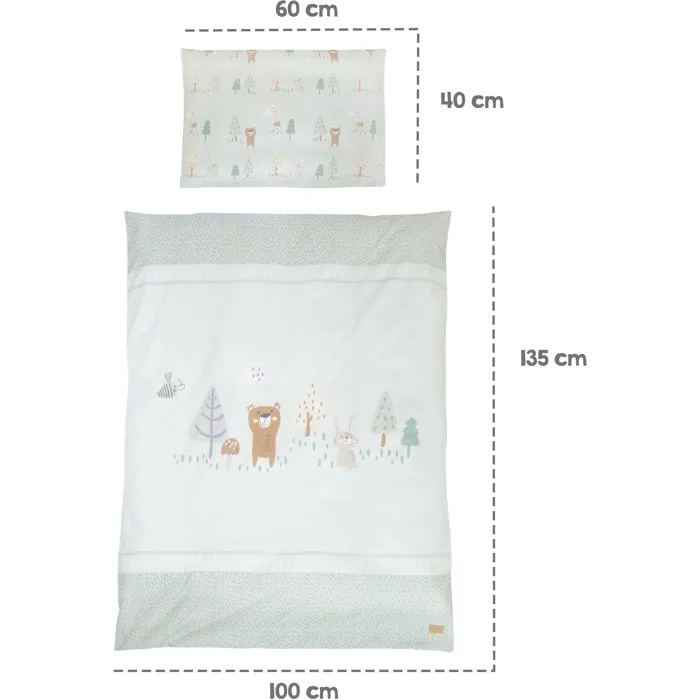 Roba Lit combiné évolutif Woodland Buddies 70 x 140 cm - Blanc
