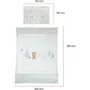 Roba Lit combiné évolutif Woodland Buddies 70 x 140 cm - Blanc