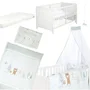 Roba Lit combiné évolutif Woodland Buddies 70 x 140 cm - Blanc