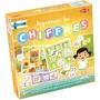 Tactic - Jeu éducatif Apprenons les chiffres - 8 plateaux, 72 exercices - Pour enfants dès 4 ans - 2 joueurs et plus