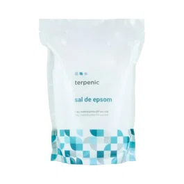 Terpenic Sel d'Epsom 1 kg - Sulfate de magnésium pour bain et peeling corporel