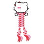Cerdá Mordedor pour chien en corde Hello Kitty 9.5 x 30.0 x 9.5 cm - Jouet à mâcher pour chiot, couleur rouge