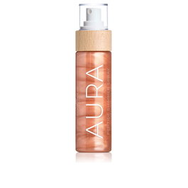 Cocosolis Aura Spray Effet Brillance 110 ml, Brume Éclaircissante Naturelle Enrichie en Peptides pour Peau et Cheveux, Hydrate et Revitalise
