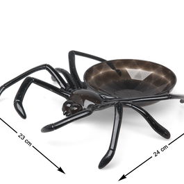 Araignée noire centre de table pour Halloween et décoration gothique