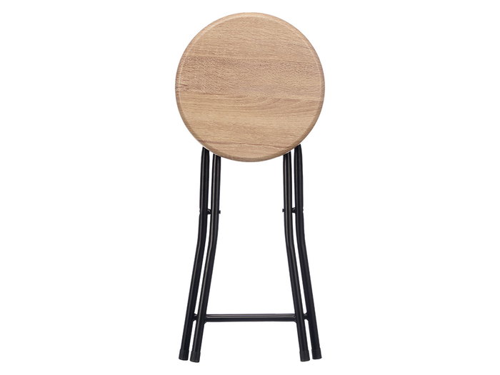 GIFTDECOR Tabouret Pliable en Bois Naturel - Lot de 8