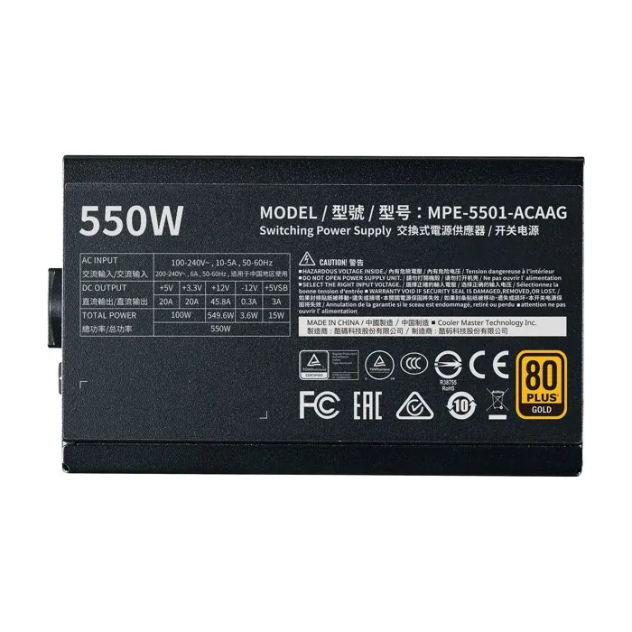 Cooler Master MWE Gold 550W V3 NM