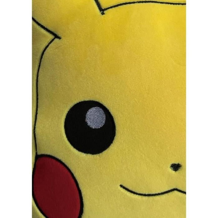 Pokemon Coussin 3D Premium Cara de Pikachu Jaune