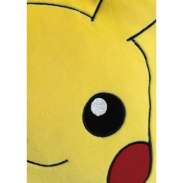 Pokemon Coussin 3D Premium Cara de Pikachu Jaune