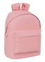 Safta Kappa Basics Sac à dos pour ordinateur portable 14,1 pouces, rose, 31 x 41 x 16 cm