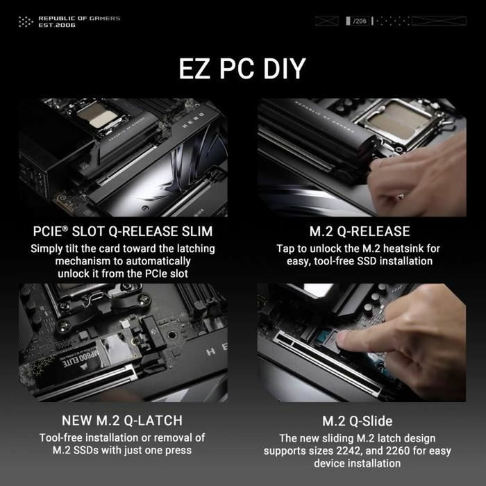 Asus ROG Crosshair X870E Hero Black