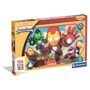 Clementoni - Puzzle Maxi 104 pièces Iron Man et ses amis Avengers - 62 x 42 cm - Jeu éducatif pour enfants