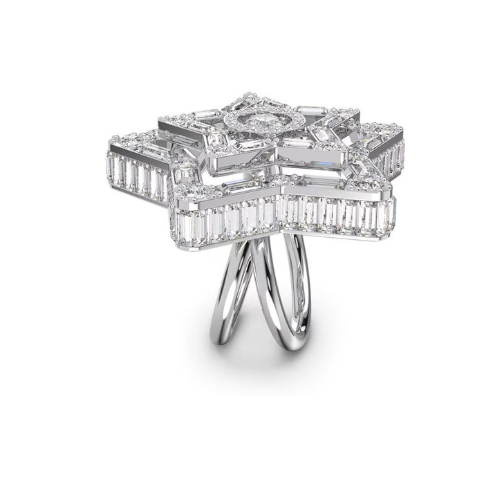 Swarovski Bague Stella en Cristal Gris Taille 50 Swarovski Bague Stella en Cristal Gris Taille 50
