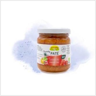 GRANOVITA Pâté de Poivrons Trio Crunchy 175g Bio Sans Gluten Vegan GRANOVITA Pâté de Poivrons Trio Crunchy 175g Bio Sans Gluten Vegan