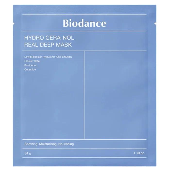 Biodance Hydro Cera-nol Masque facial apaisant et hydratant 34 g Biodance Hydro Cera-nol Masque facial apaisant et hydratant 34 g