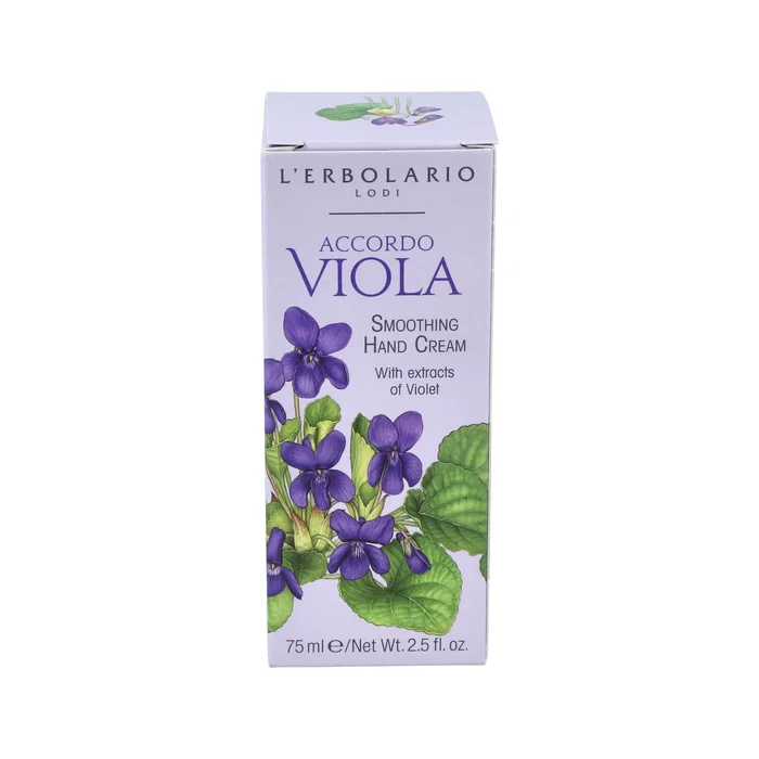 L'ERBOLARIO Crème Mains Accordo Violeta 75ml - Protection Antioxydante aux Extraits de Pensée et Violette L'ERBOLARIO Crème Mains Accordo Violeta 75ml - Protection Antioxydante aux Extraits de Pensée et Violette