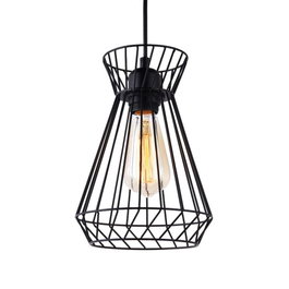 Edm Lampe suspendue métallique noir E27 60W Ø19 x 26 x 130 cm