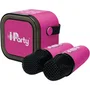Lexibook Enceinte Karaoké Portable Rose avec 2 microphones sans fil