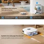 Eureka J12 Ultra Robot Aspirateur Laveur avec Station de Vidange Automatique, Serpillère Rotative, Navigation Double LiDAR et IA, Aspiration 5000 Pa