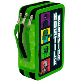 CYP BRANDS Plumier Minecraft triple 39pzs