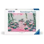 Ravensburger Puzzle 4000 Pièces Les Nénuphars Roses - Carton Épais Anti-Reflets, Encastrement Parfait