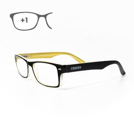 EL CHARRO Lunettes de lecture Kansas Noir/Jaune +1,0