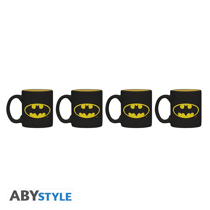 Abystyle Set de 4 Tasses Espresso Batman Iconic 110 ml