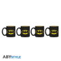 Abystyle Set de 4 Tasses Espresso Batman Iconic 110 ml