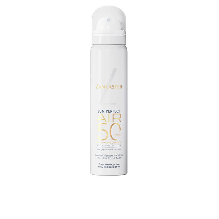 Lancaster Brume d'air invisible Sun Perfect SPF50 40 ml - Protection UV complète Full Light & AIR-O₂ - Soin solaire invisible sur maquillage Lancaster Brume d'air invisible Sun Perfect SPF50 40 ml - Protection UV complète Full Light & AIR-O₂ - Soin solaire invisible sur maquillage
