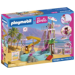 Playmobil Barbie Parc Aquatique 72120 - Jouet de construction pour enfants dès 4 ans - Version espagnole