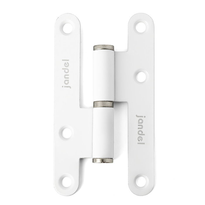 JANDEL - Chaussures de sécurité Pernio, cuir, couleur blanc/noir, avec ou sans embout, pointures 40 à 45, main droite