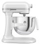 Kitchenaid 5KSM70JPX EWH Robot pétrin Heavy Duty 6,6 L en métal, bol relevable avec blocage 3 points, planétaire, 11 vitesses, couleur blanc